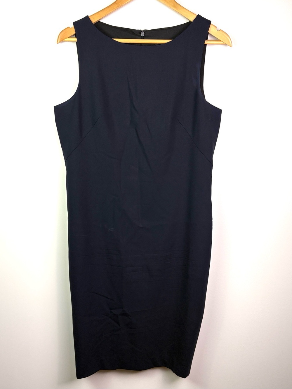 Theory Classic dark navy Sleeveless Sheath Dress size 12
